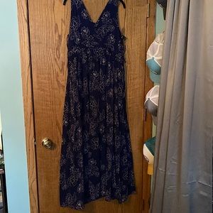 Motherhood Maternity floor length float dress